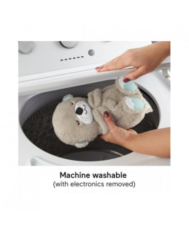 Jouet en peluche de loutre respirant avec son nouveau-né bébé compagnon de sommeil poupée cadeaux