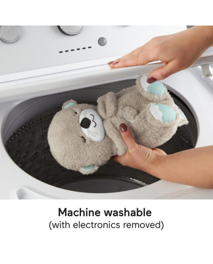 Jouet en peluche de loutre respirant avec son nouveau-né bébé compagnon de sommeil poupée cadeaux