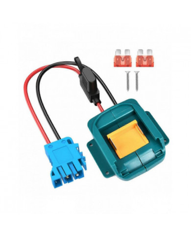 Adaptateur de roue d’alimentation pour batterie 18V avec connecteur de faisceau de câbles et fusible pour roue [...]