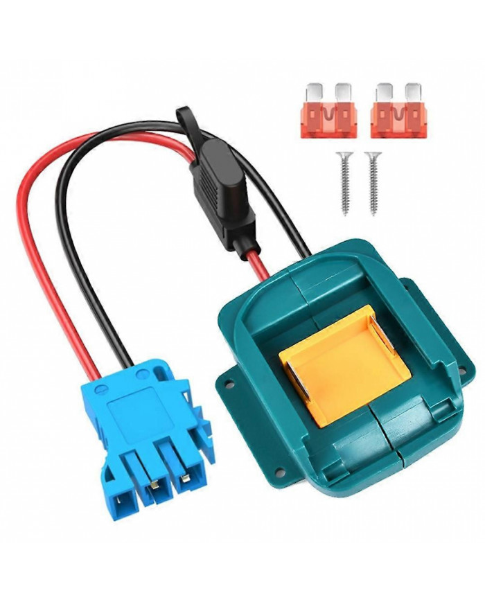 Adaptateur de roue d’alimentation pour batterie 18V avec connecteur de faisceau de câbles et fusible pour roue [...]