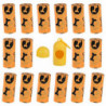 High Quality Biodegradable Dog Poop Waste Bags With Dispenser Orange 16roll