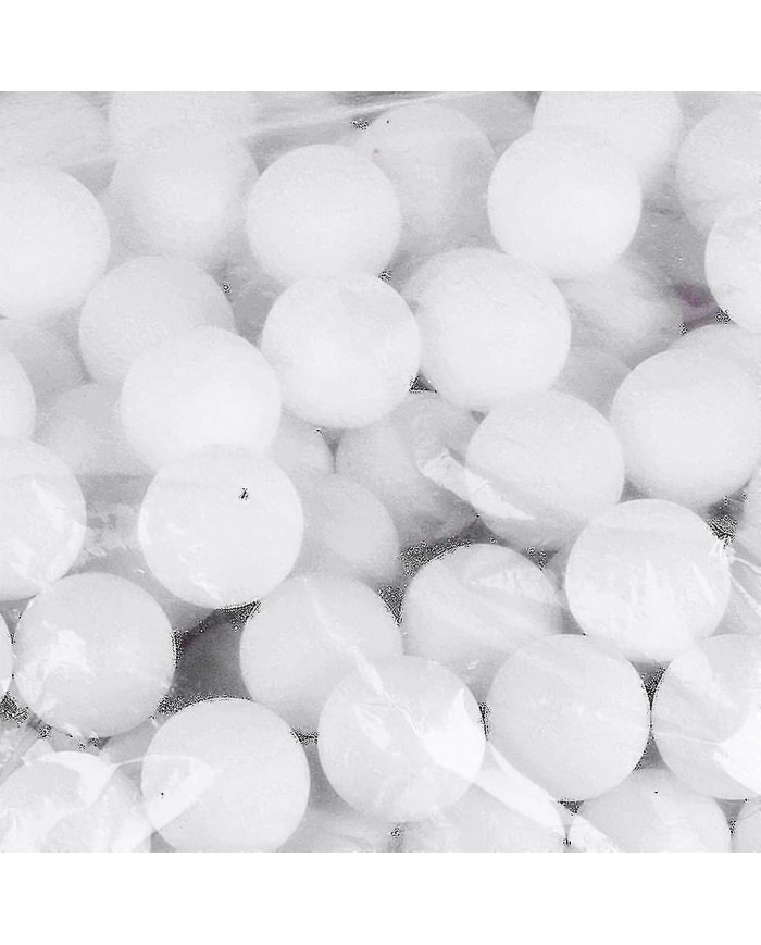 150 Pcs Balles de Ping Pong En Plastique Pour Adultes Débutants (blanc)