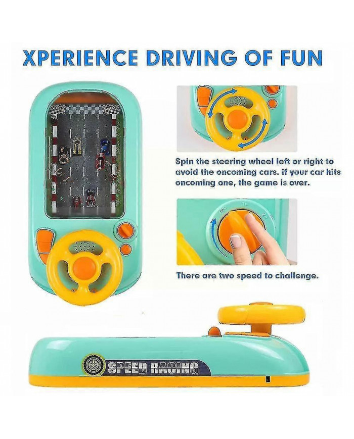 Volant de conduite Jouet Enfants Volant Jeu Jouet pour tout-petits Faire semblant de conduire Jouet de simulation [...]