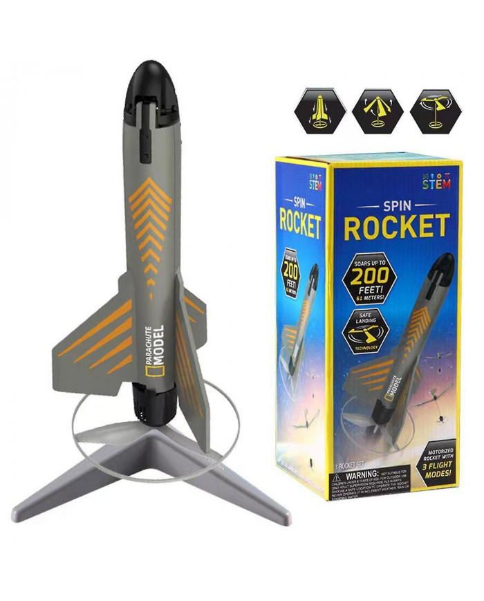 Lance-roquettes pour enfants Jouets d’extérieur de fusée à air motorisé à lancement automatique pour enfants