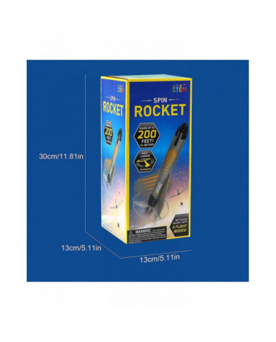 Lance-roquettes pour enfants Jouets d’extérieur de fusée à air motorisé à lancement automatique pour enfants