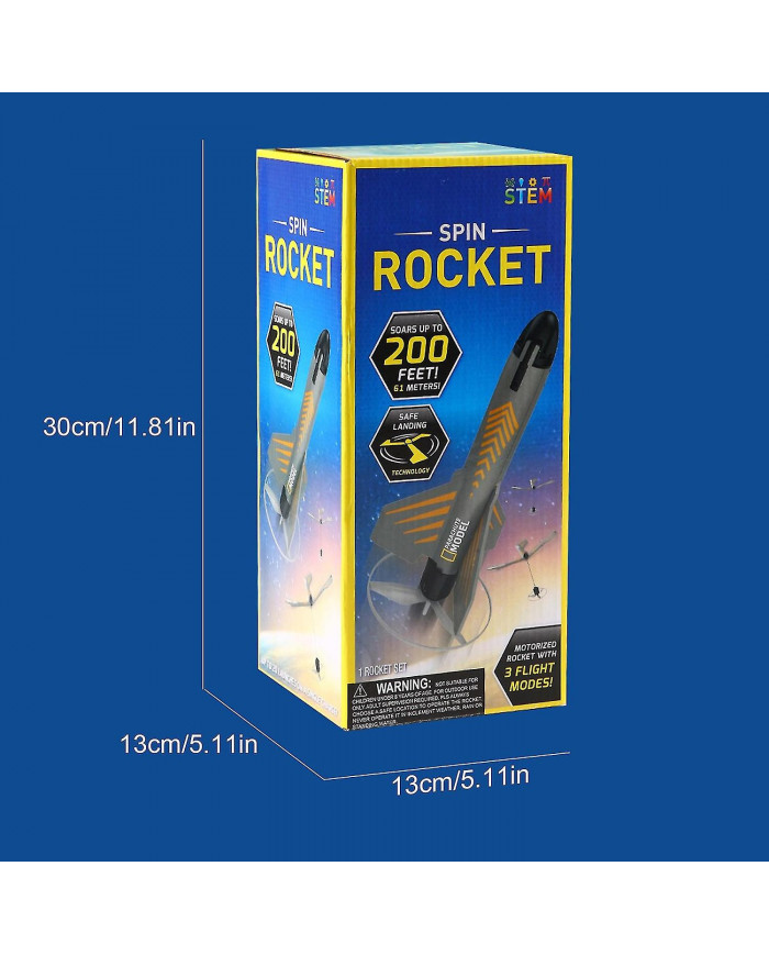Lance-roquettes pour enfants Jouets d’extérieur de fusée à air motorisé à lancement automatique pour enfants