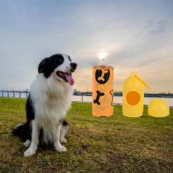 High Quality Biodegradable Dog Poop Waste Bags With Dispenser Orange 16roll High Quality Biodegradable Dog Poop Waste Bags With Dispenser Orange 16roll
