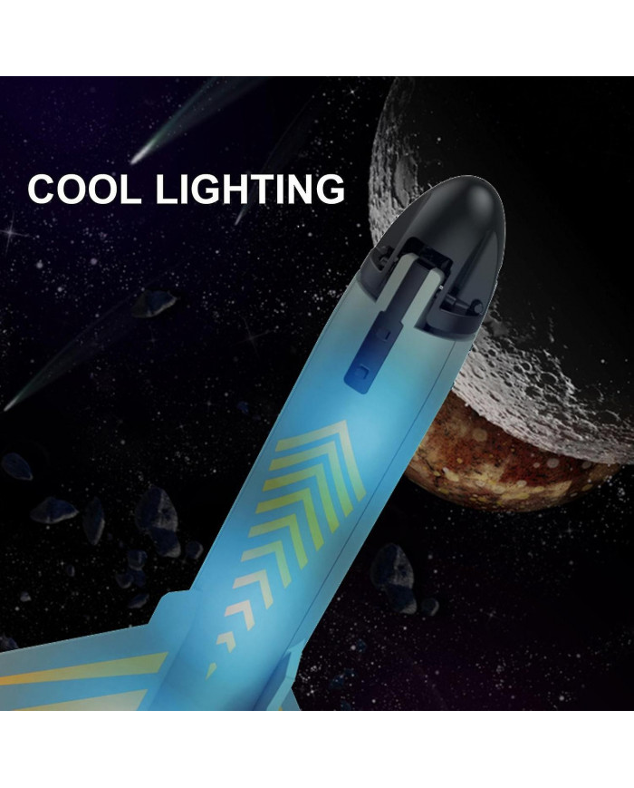 Lance-roquettes pour enfants Jouets d’extérieur de fusée à air motorisé à lancement automatique pour enfants