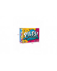 Piles Fast-Paced Card Game - Jeu de société interactif pour famille et enfants, jeu de pile de vêtements pour [...]