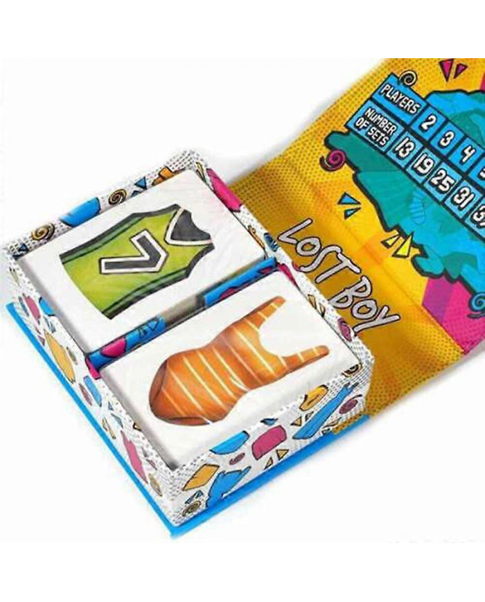 Piles Fast-Paced Card Game - Jeu de société interactif pour famille et enfants, jeu de pile de vêtements pour [...]