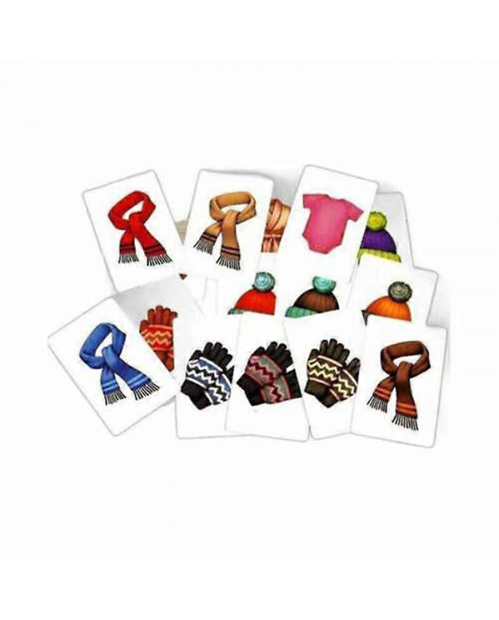 Piles Fast-Paced Card Game - Jeu de société interactif pour famille et enfants, jeu de pile de vêtements pour [...]