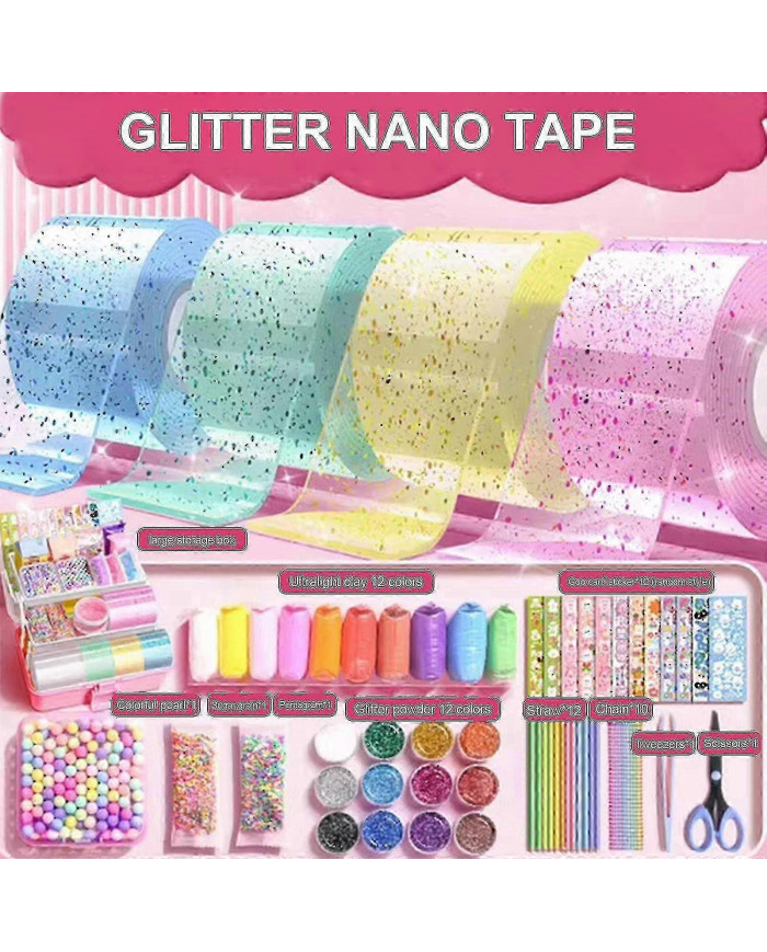 Kit de bulles Nano Tape pour les enfants avec des didacticiels vidéo étape par étape - Ruban adhésif nano non [...]