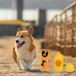 High Quality Biodegradable Dog Poop Waste Bags With Dispenser Orange 16roll High Quality Biodegradable Dog Poop Waste Bags With Dispenser Orange 16roll