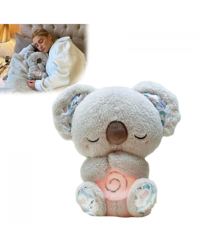 Ours koala apaisant, loutre de sommeil, koala de soulagement de l’anxiété, loutre respirante, jouet en peluche [...]