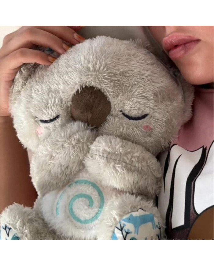 Ours koala apaisant, loutre de sommeil, koala de soulagement de l’anxiété, loutre respirante, jouet en peluche [...]