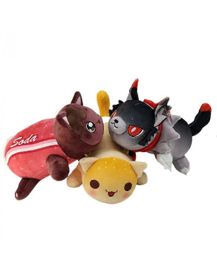 Aphmau Meows Cat Plush Toy Soft Meemeow Stuffed Donut Cat Plushes Kawaii French Fry Cheeseburger Food Plush Doll [...]