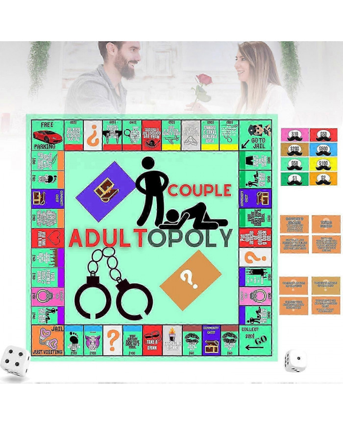 Jeu de société Adultopoly, Jeux de couple pour adultes, Jeu de société pour couple, Jeux de société pour adultes, [...]