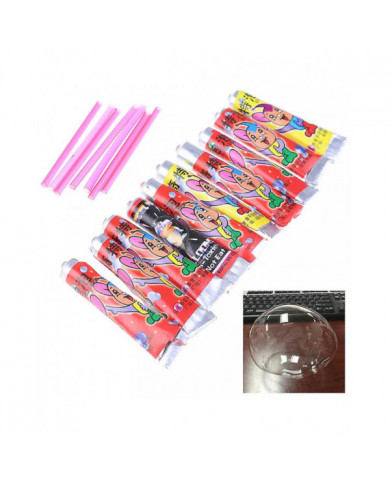 10pcs Bubble Glue Enfants Soufflant Bubble Ball Jouets pour enfants Space Balloon Toy