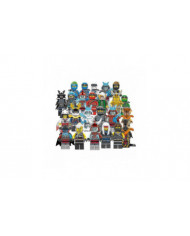 Ensemble De 24 Pcs Ninja Mini Figures Kai Jay Sensei Wu Master Building Blocks Jouets