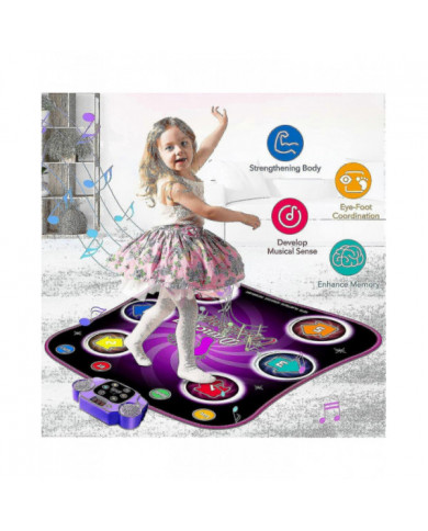 Kids Dance Mat For 3 4 5 6 7 8 9 10+ Year Old With Bluetooth, Music Dance Pad With Light Up 6 Arrows, Electronic [...]