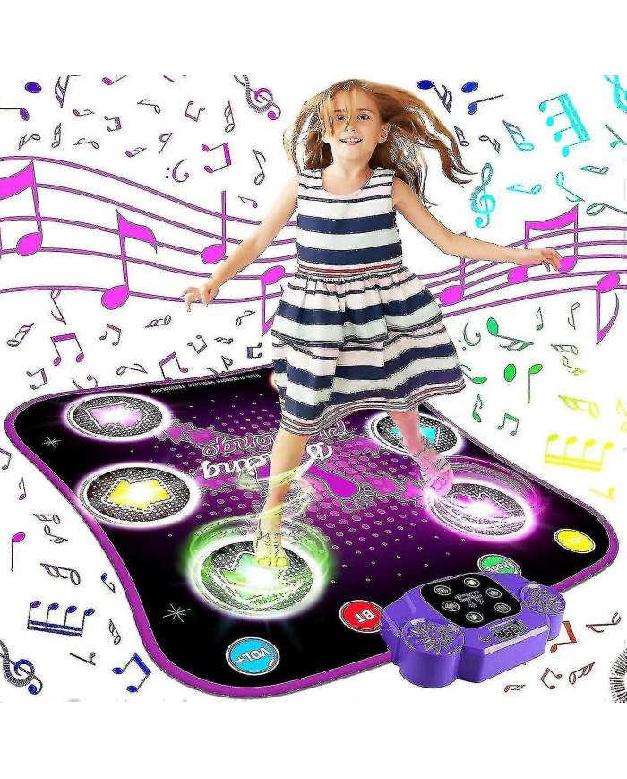 Kids Dance Mat For 3 4 5 6 7 8 9 10+ Year Old With Bluetooth, Music Dance Pad With Light Up 6 Arrows, Electronic [...]