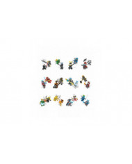 24 Pcs Ninja guerriers Minifigures Blocs de construction Jouets Set
