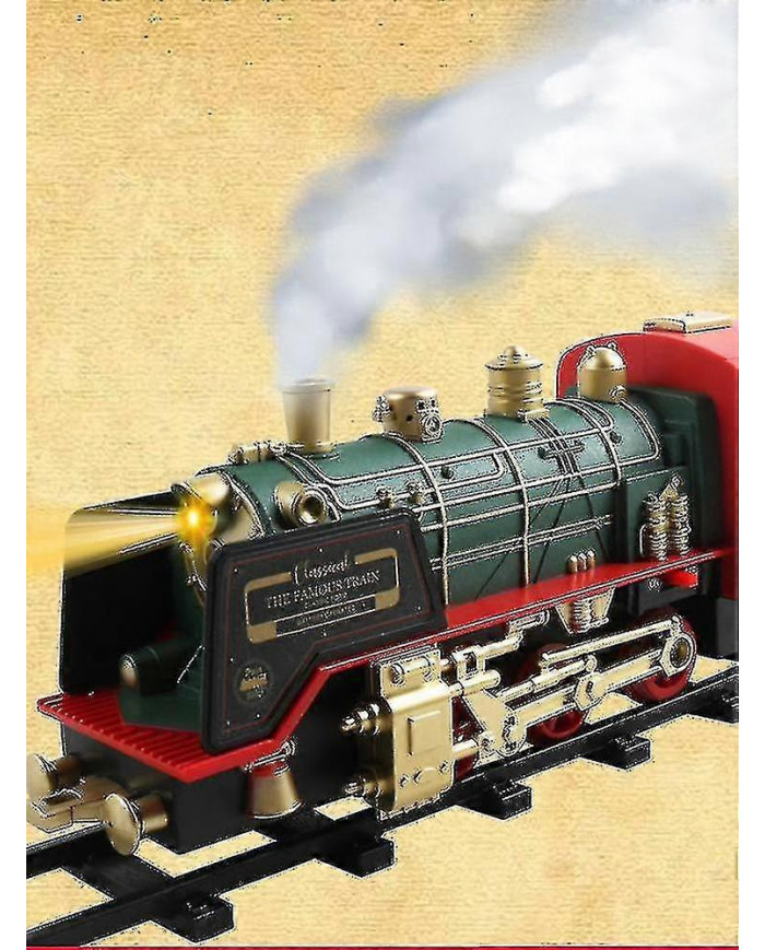 Best Seller Train Toys Set, train électrique rechargeable avec son de lumières à vapeur à distance