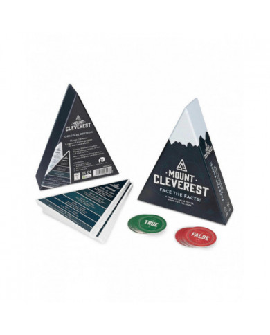 Mount Cleverest True or False Trivia Game - Fun Christmas Card Game for Parties, Travel, and Stocking Stuffer