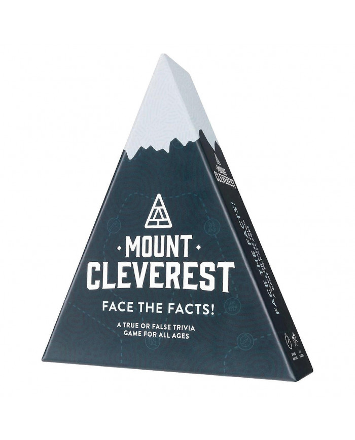 Mount Cleverest True or False Trivia Game - Fun Christmas Card Game for Parties, Travel, and Stocking Stuffer