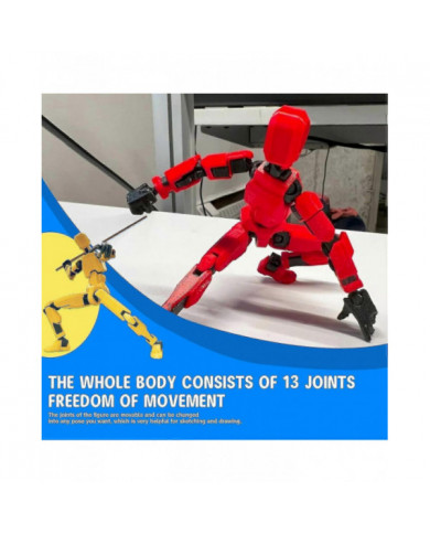 Figurine articulée T13, figurine articulée Titan 13 avec 4 types d’armes et 3 types de mains, figurine articulée [...]