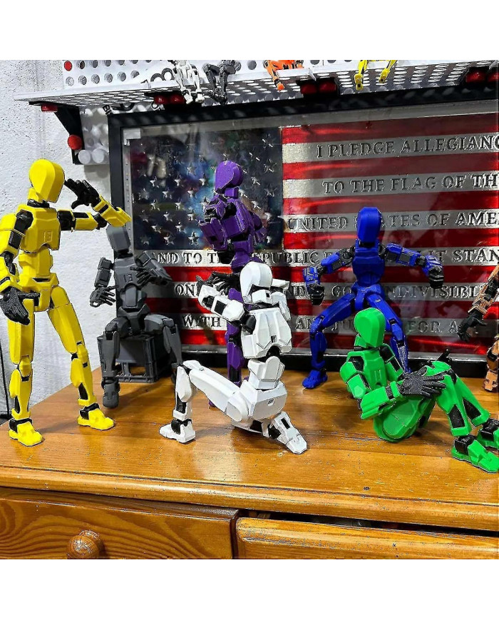 Figurine articulée T13, figurine articulée Titan 13 avec 4 types d’armes et 3 types de mains, figurine articulée [...]