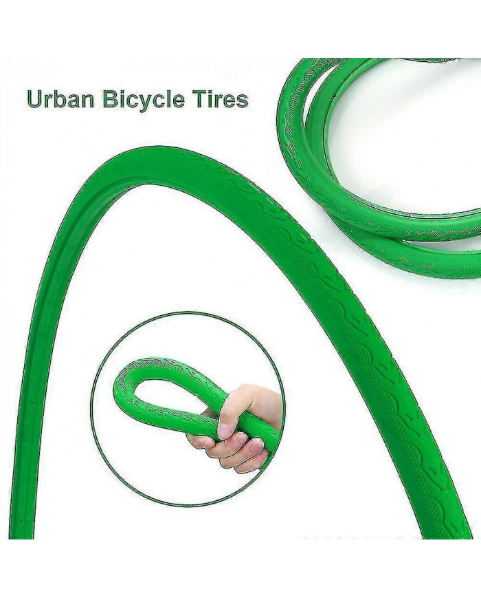 700x23c Bicycle Solid Tire Road Mountain Bike Tire Cycling Tubeless Pneu Extérieur Roue extérieure antidéflagrante [...]