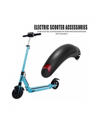 Protection de garde-boue arrière de scooter électrique de 10 pouces avec feu arrière pour Kugoo M4