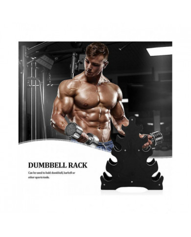 Dumbbell Storage Rack Tree Leaf Design Dumbbell Holder 5-tier Weight Lifting Dumbbell Storage Stand