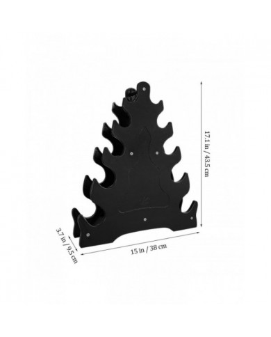 Dumbbell Storage Rack Tree Leaf Design Dumbbell Holder 5-tier Weight Lifting Dumbbell Storage Stand