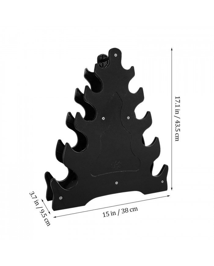 Dumbbell Storage Rack Tree Leaf Design Dumbbell Holder 5-tier Weight Lifting Dumbbell Storage Stand