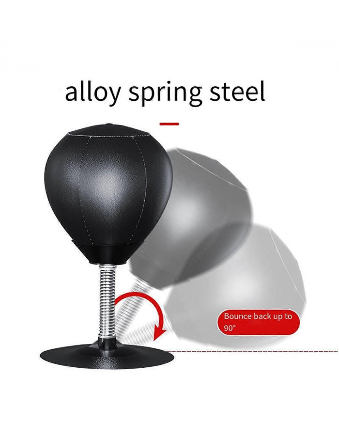 Desktop Boxing Punching Bag Stress Relief Speed Training Punching Bag Muay Tai Exercise Suction Tab