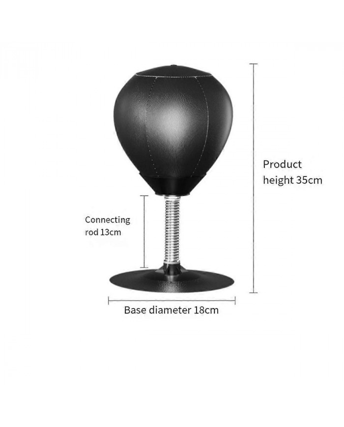 Desktop Boxing Punching Bag Stress Relief Speed Training Punching Bag Muay Tai Exercise Suction Tab