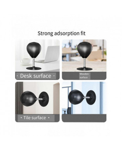 Desktop Boxing Punching Bag Stress Relief Speed Training Punching Bag Muay Tai Exercise Suction Tab