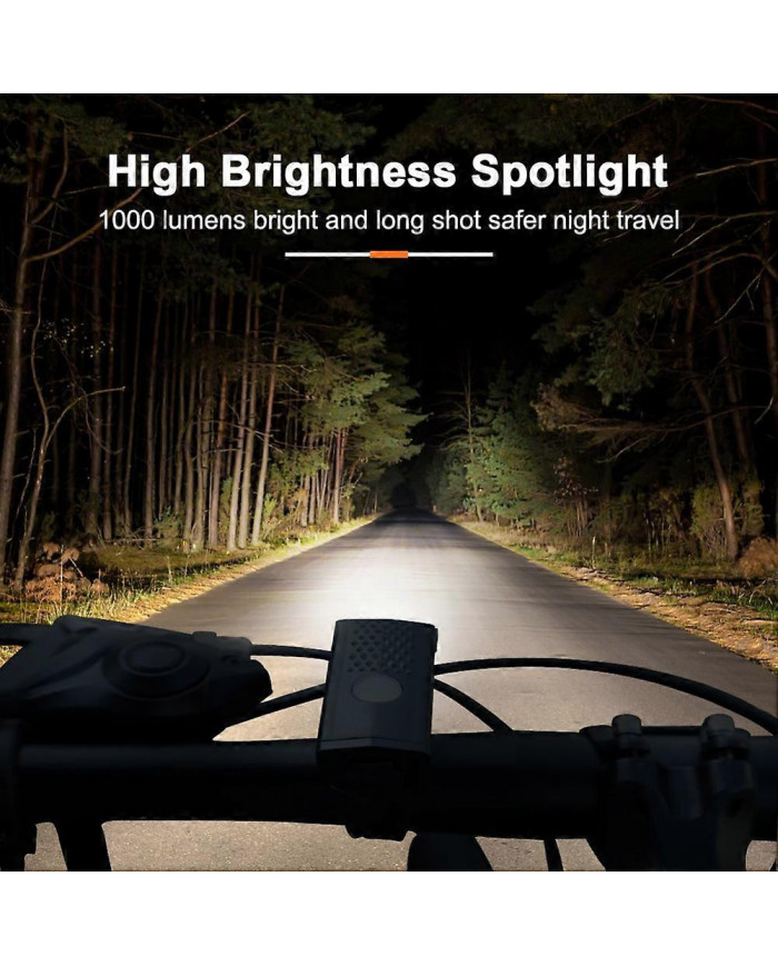 USB Rechargeable Bike Light Waterproof Bicycle Headlight Front Back Rear Light Cycling