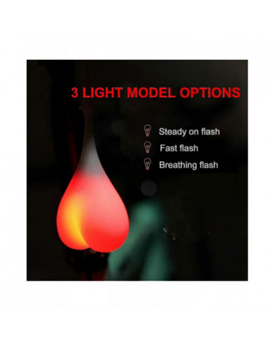 Bike Light, Tail Ball Silicone Cyclisme Night Safety Warning Lights
