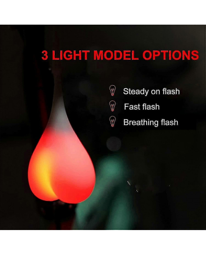 Bike Light, Tail Ball Silicone Cyclisme Night Safety Warning Lights