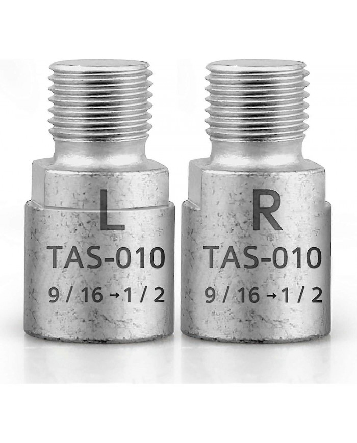 Bike Pedal Adapter - Chrome Molybdenum Steel, 9/16" To 1/2" Bicycle Pedals (pair)