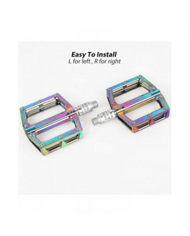 Bike Pedal Adapter - Chrome Molybdenum Steel, 9/16" To 1/2" Bicycle Pedals (pair)