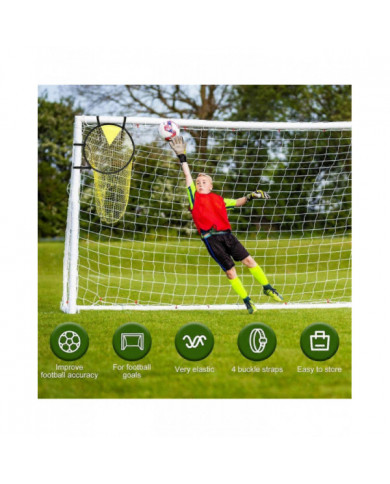 Filet de but de football, filet d’entraînement de football pliable, facile à installer et à démonter, pour la [...]
