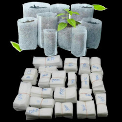 200pcs Nursery Bags Eco-friendly Biodégradable Non tissé Tissu Perméable à l’eau Plant Grow Bags Jardin Supply_h