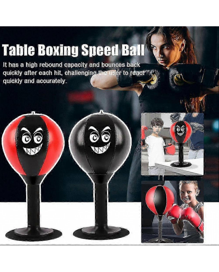 Sac de frappe Sac de frappe de bureau Stress Buster avec ventouse