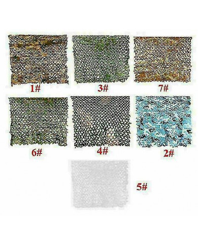 4m * 6m Camo Net Chasse / tir Camouflage Hide Army Camping Woodland Netting Uk-9 Meilleur cadeau