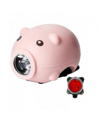 Lumières de vélo et feux arrière avec fonction de klaxon, vélo rechargeable usb