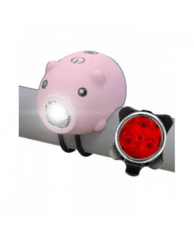 Lumières de vélo et feux arrière avec fonction de klaxon, vélo rechargeable usb